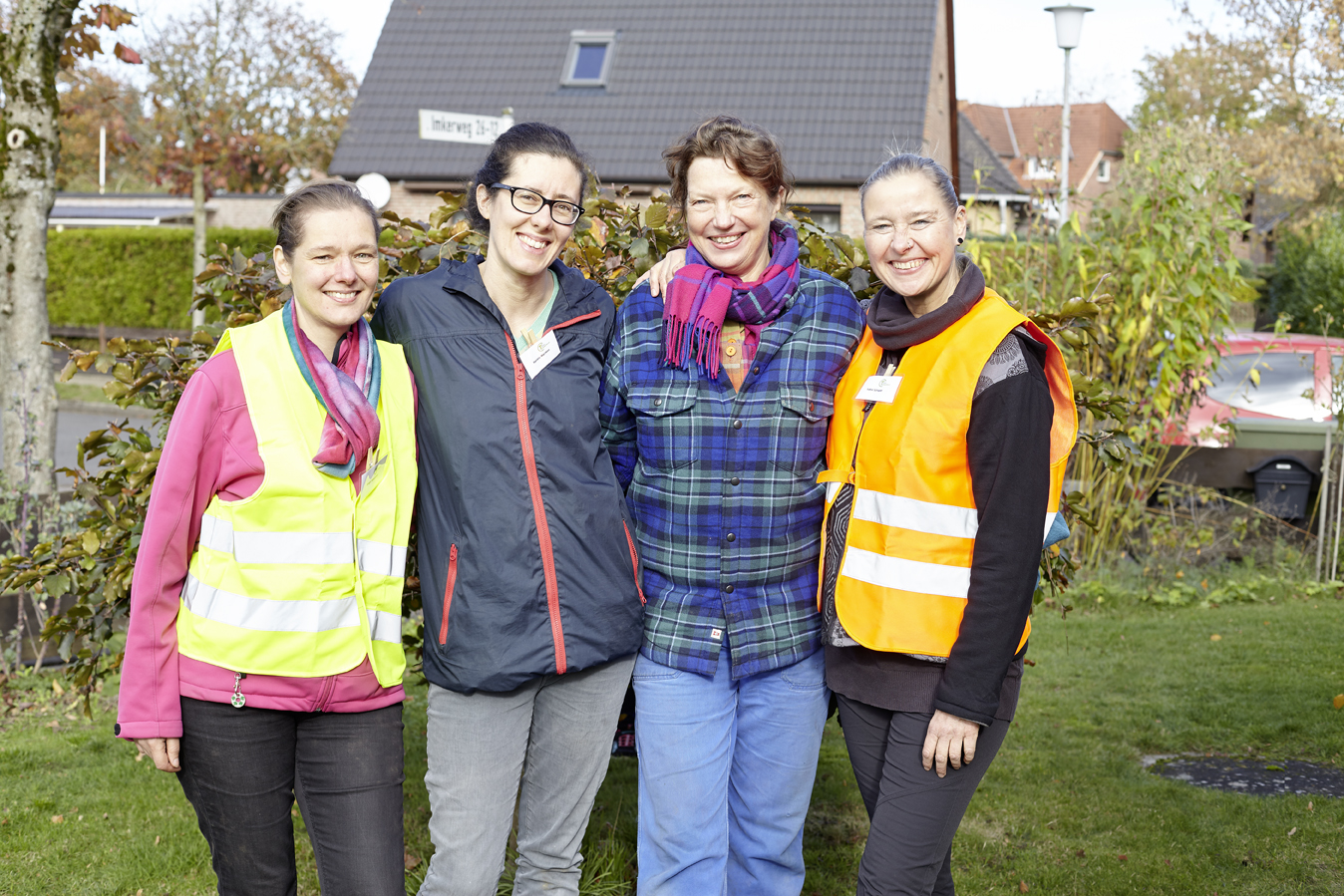 Gruppenfoto: Töster Umweltkreis mit Lisa Fenger