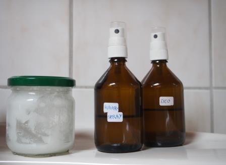 Selbstgemachtes Deo, Haarspray und Zahnpasta