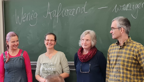 Mit ihren Ideen am Start: Isabel, Birgit, Dagmar und Ulrich